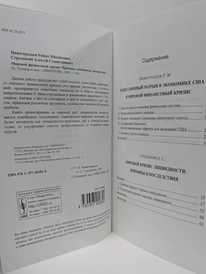 Мировой финансовый кризис. Причины, механизмы, последствия