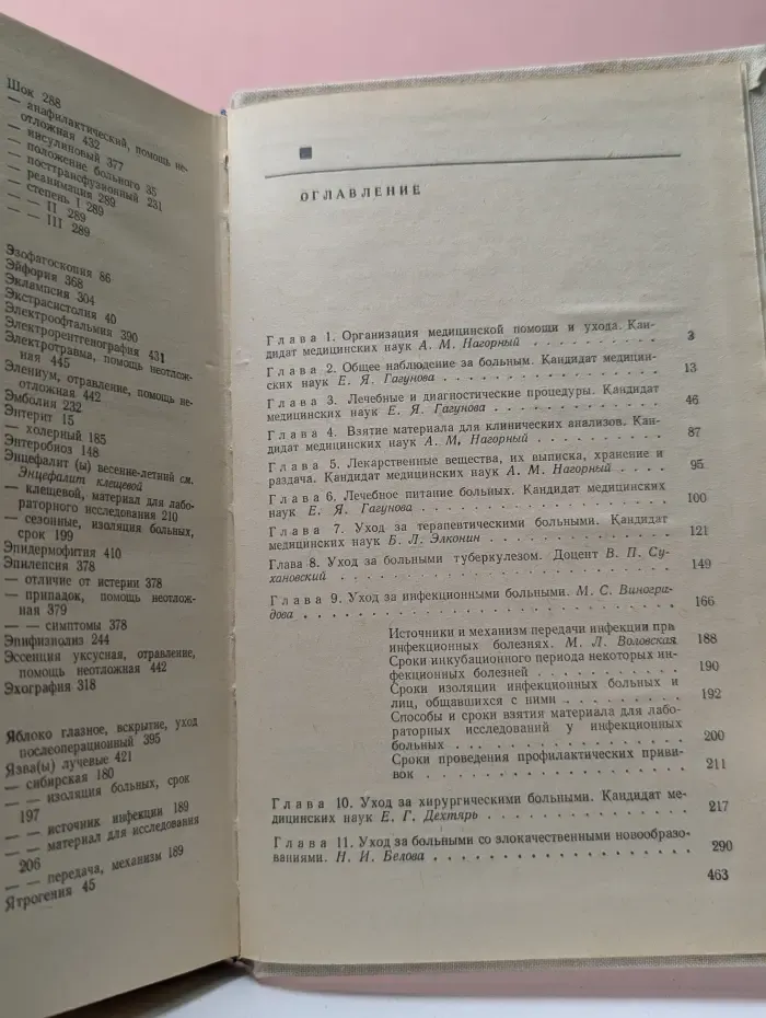 Справочник медицинской сестры по уходу