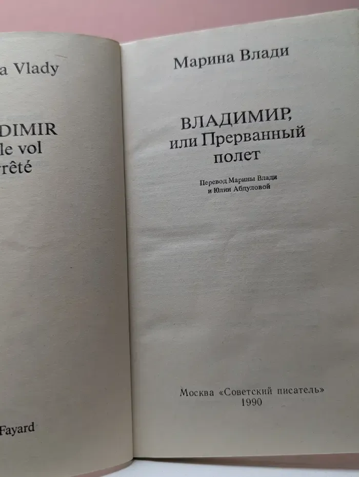 Владимир, или Прерванный полет