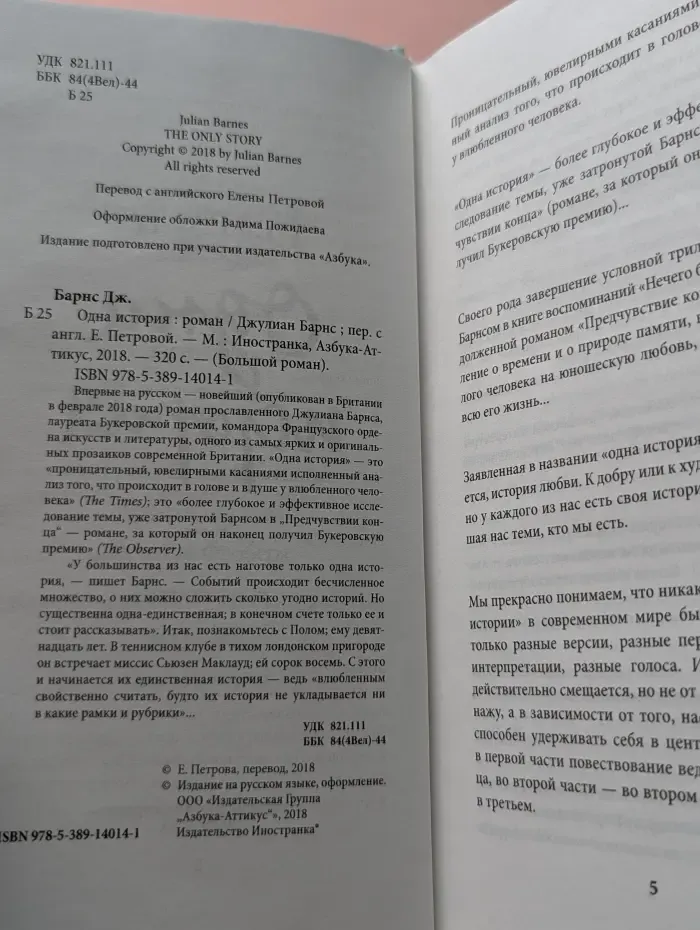 Большой роман. Одна история