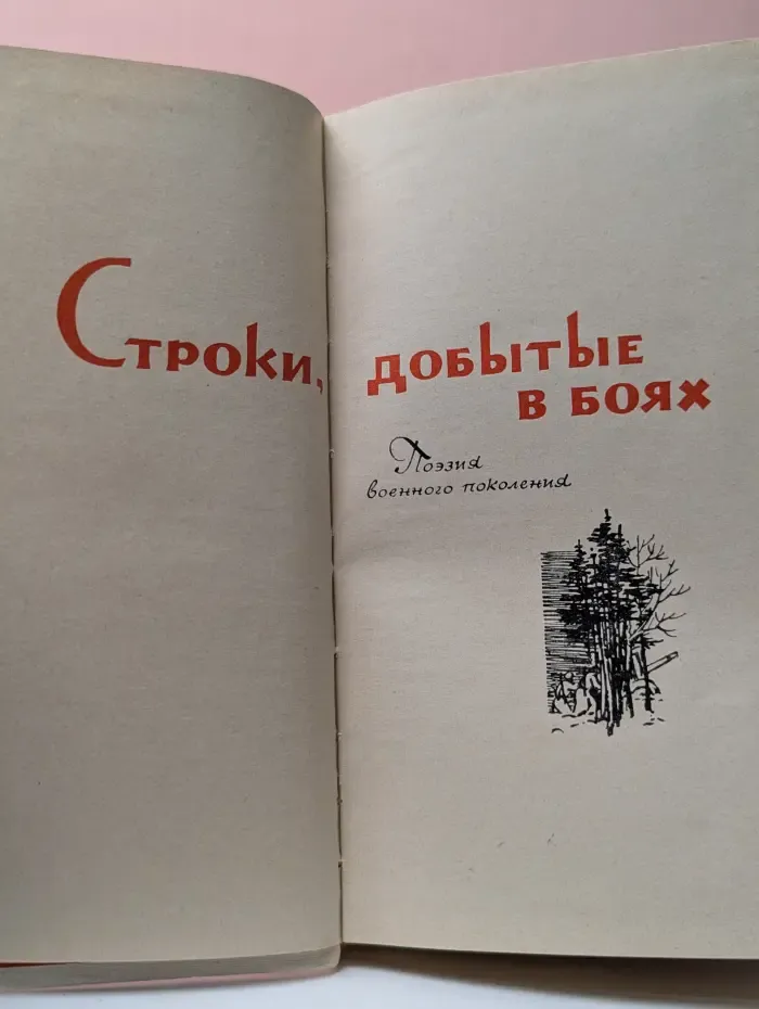 Строки, добытые в боях. Поэзия военного поколения