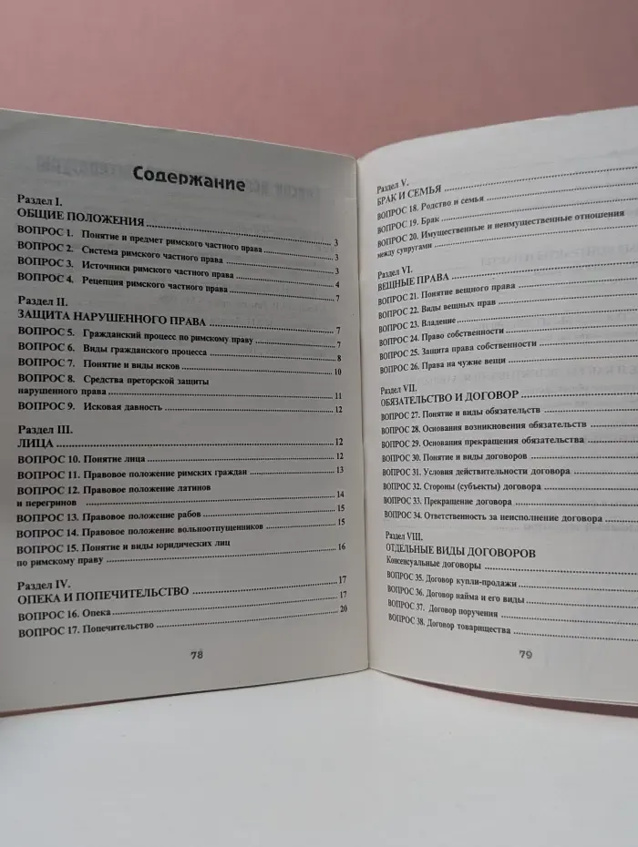 В помощь студенту. Римское частное право. Конспект лекций