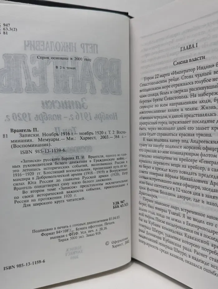 Воспоминания. Записки. Ноябрь 1916 г. – ноябрь 1920 г. Том 2