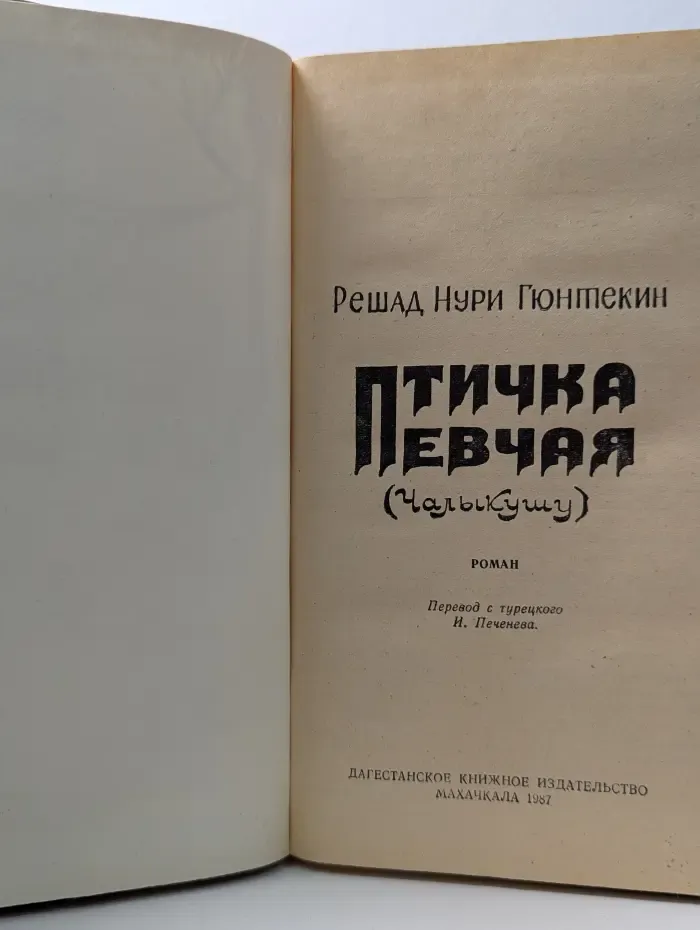Птичка певчая. Чалыкушу