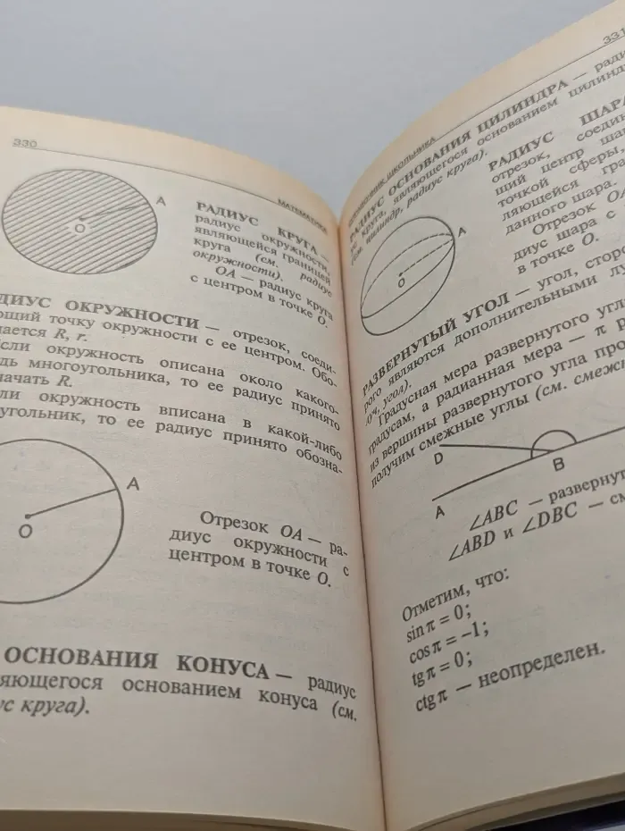 Математика. Справочник школьника