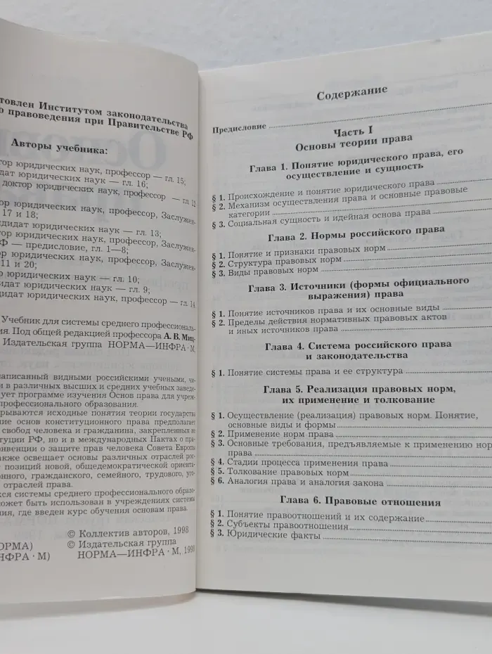 Основы права