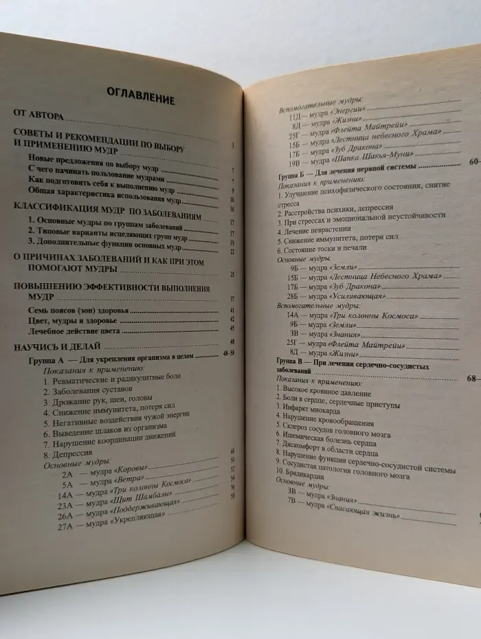 Исцеляющие группы мудр. Новый метод применения