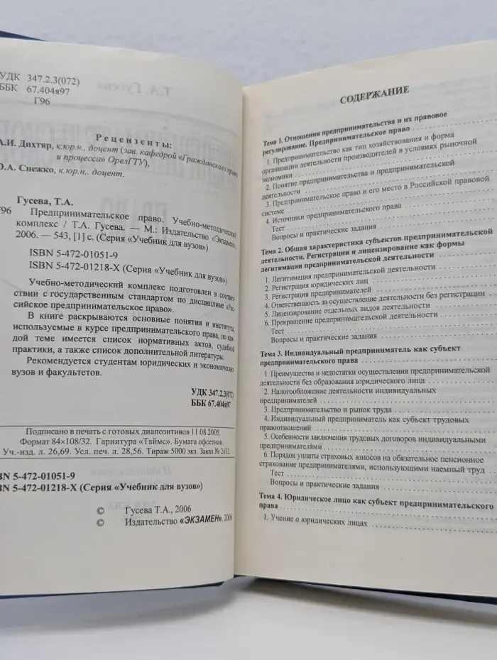 Предпринимательское право