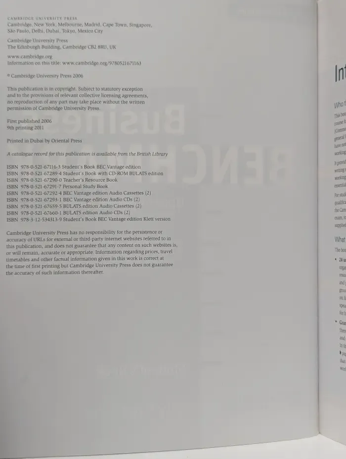 Business Benchmark. Upper-Intermediate Student’s Book