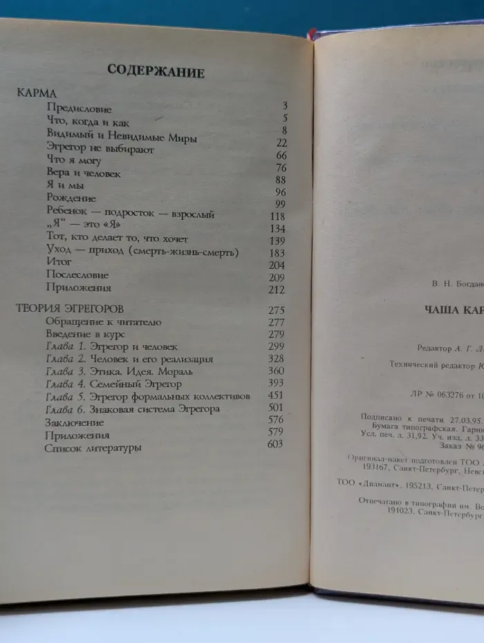 Книга в подарок. Чаша Кармы