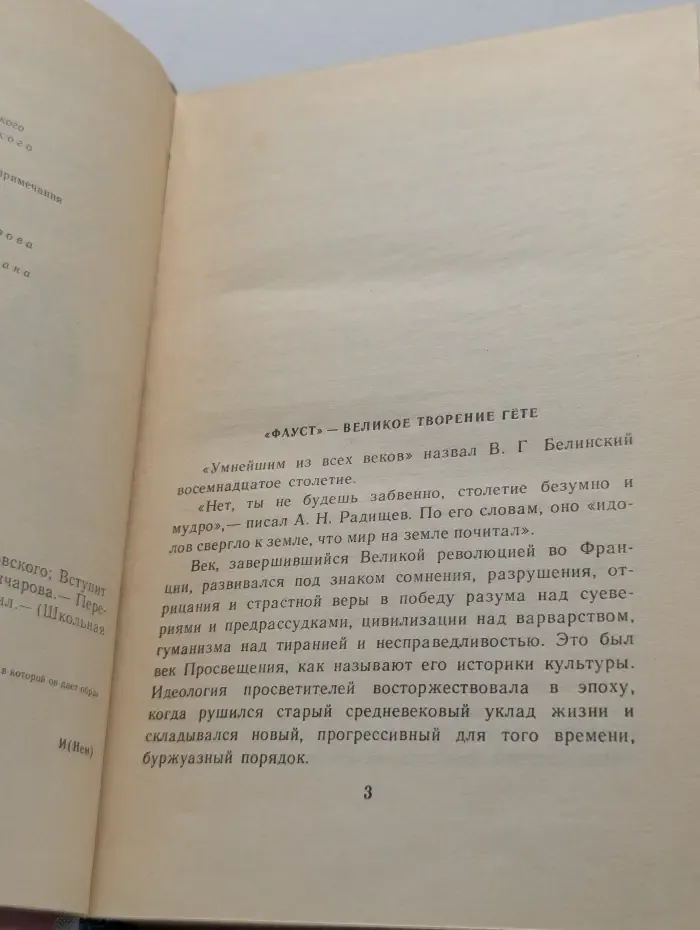 Школьная библиотека. Фауст