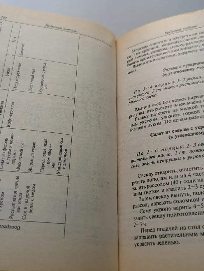 Раздельное питание
