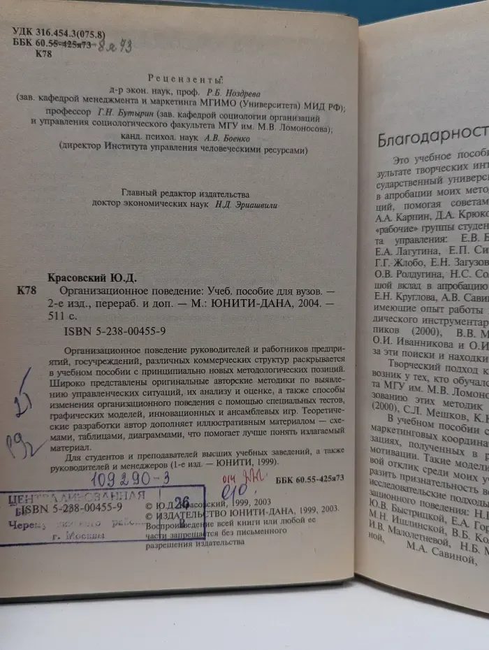 Организационное поведение