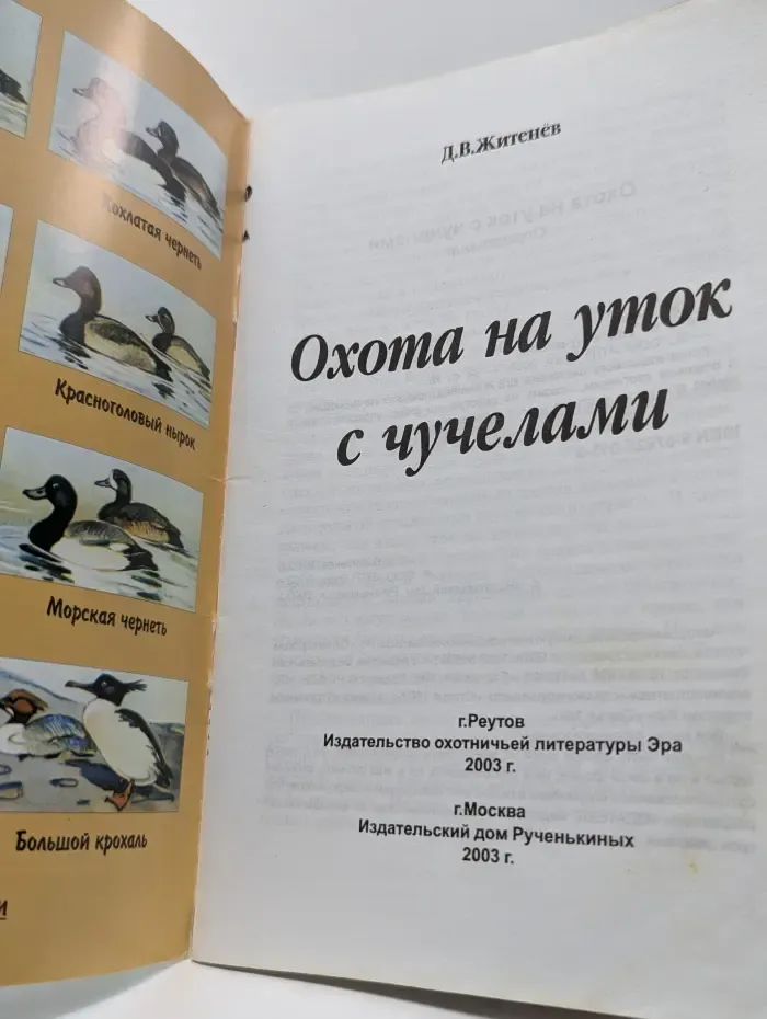 Охотник. Охота на уток с чучелами