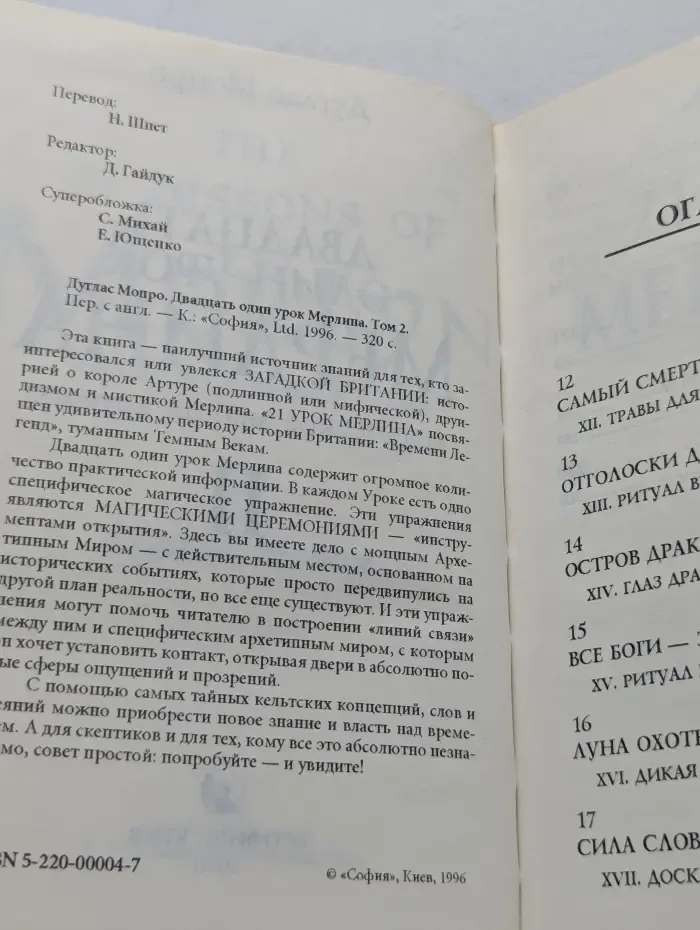 Двадцать один урок Мерлина. Том 2. Практика магического знания друидов