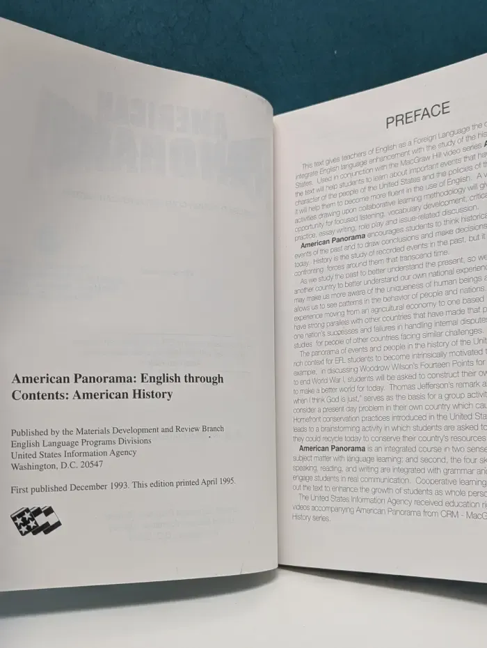American Panorama: English Through Content. American History