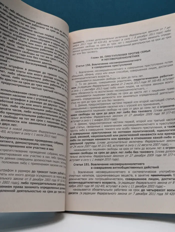 Кодекс. Уголовный кодекс Российской Федерации