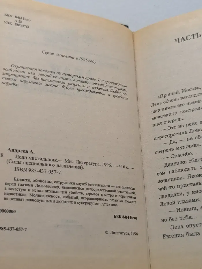 Силы специального назначения. Леди-чистильщик