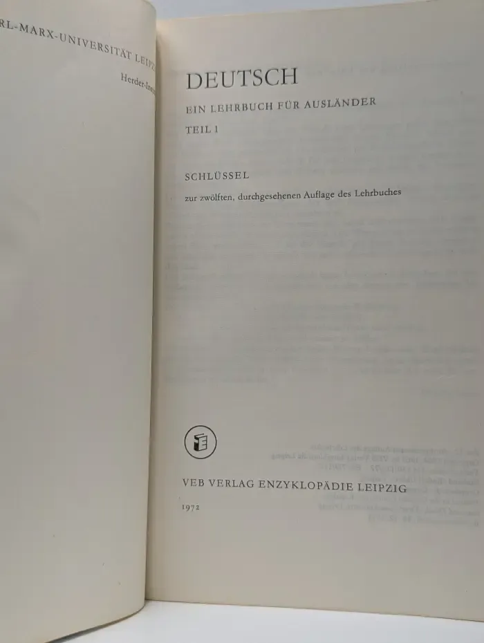 Deutsch. Ein Lehrbuch fur Auslander. Teil 1. Немецкий язык. Часть 1