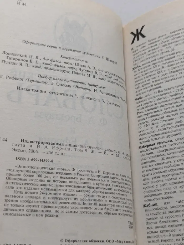 Иллюстрированный энциклопедический словарь Ф. Брокгауза и И. Ефрона. Том 9. Ж - Й