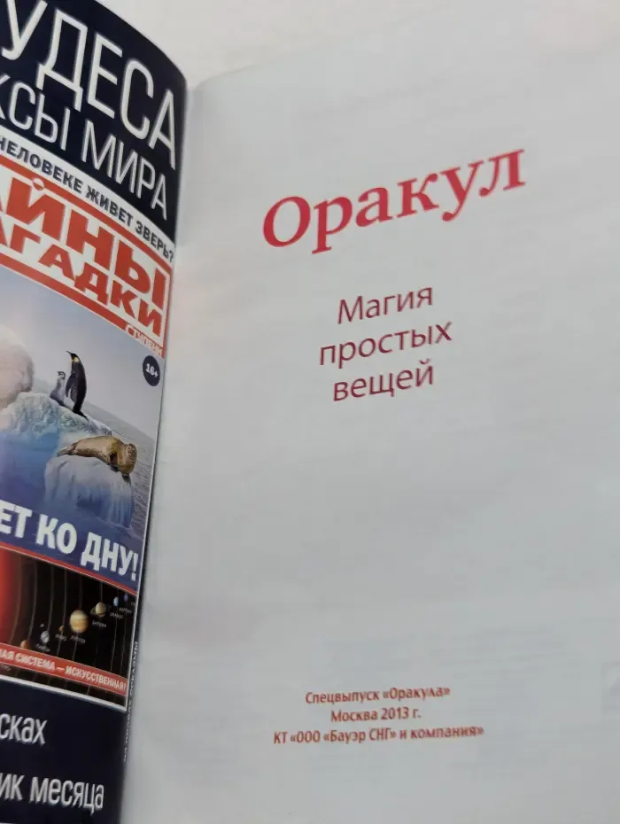Оракул. Спецвыпуск № 30/2013. Магия простых вещей