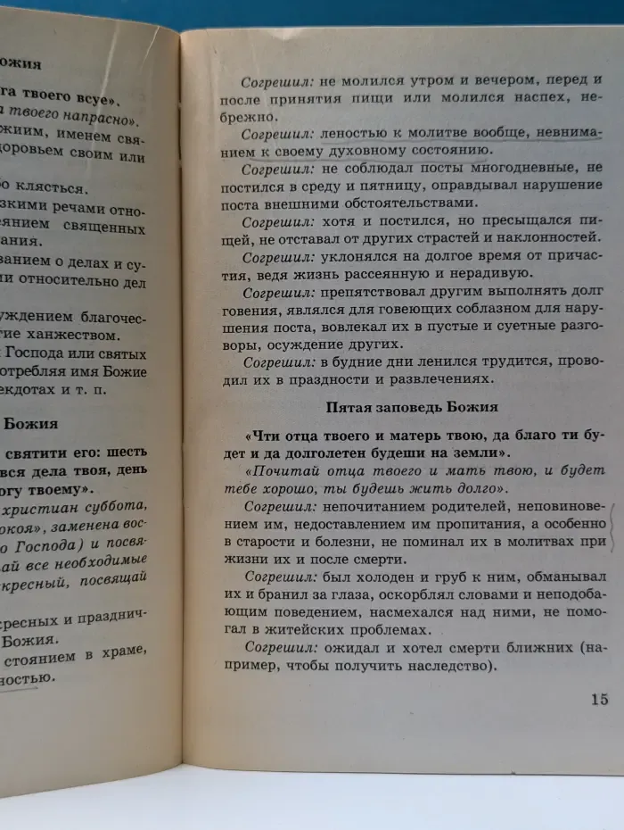 Исповедь взрослого христианина
