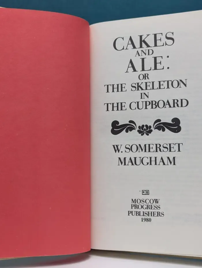 Cakes and Ale: Or The Skeleton in the Cupboard. Пироги и пиво, или Скелет в шкафу