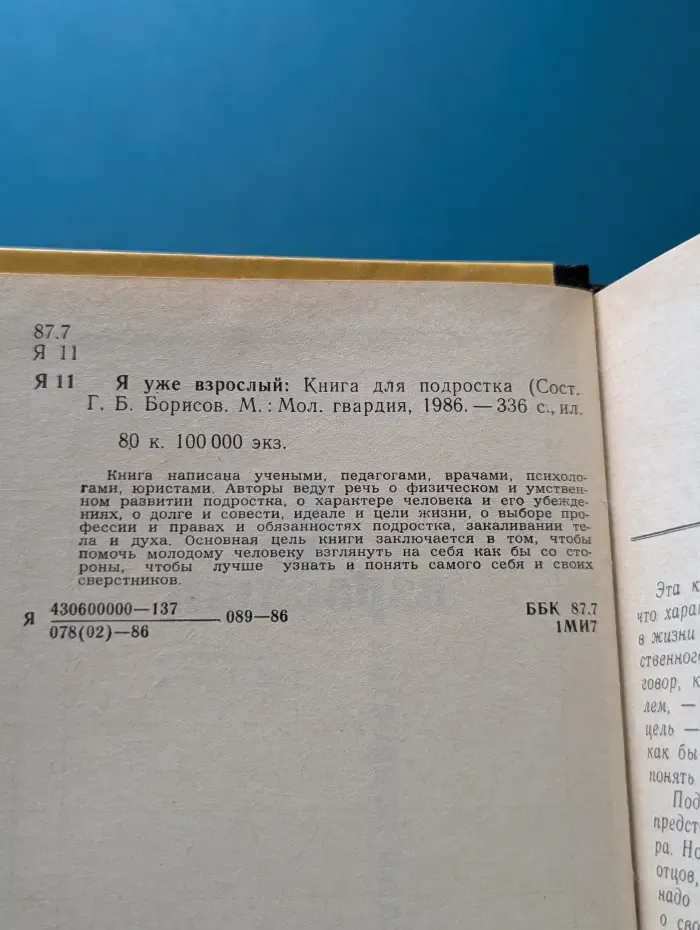 Я уже взрослый: книга для подростка
