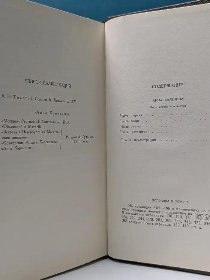 Лев Толстой. Собрание сочинений в 20 томах. Том 8. Анна Каренина