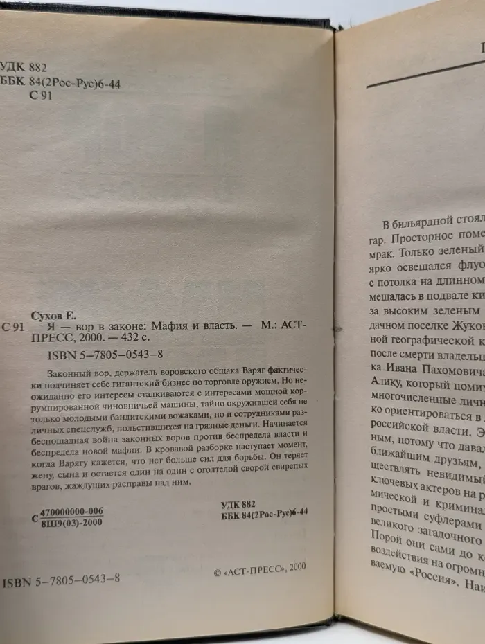 Я - вор в законе. Мафия и власть