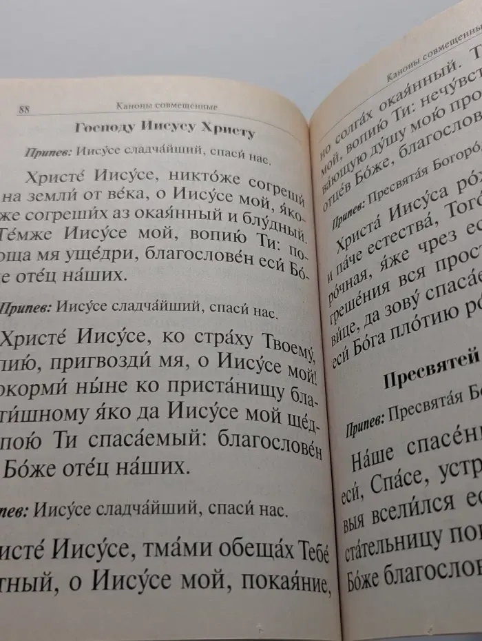 Православный молитвослов для домашнего употребления с крупным шрифтом