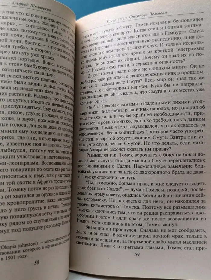 Томек ищет снежного человека