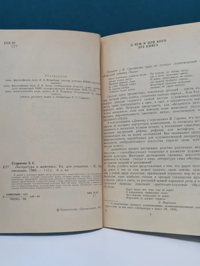 Литература и живопись