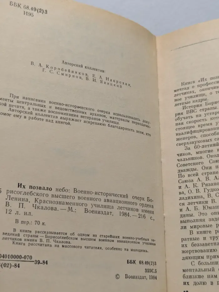 Их позвало небо