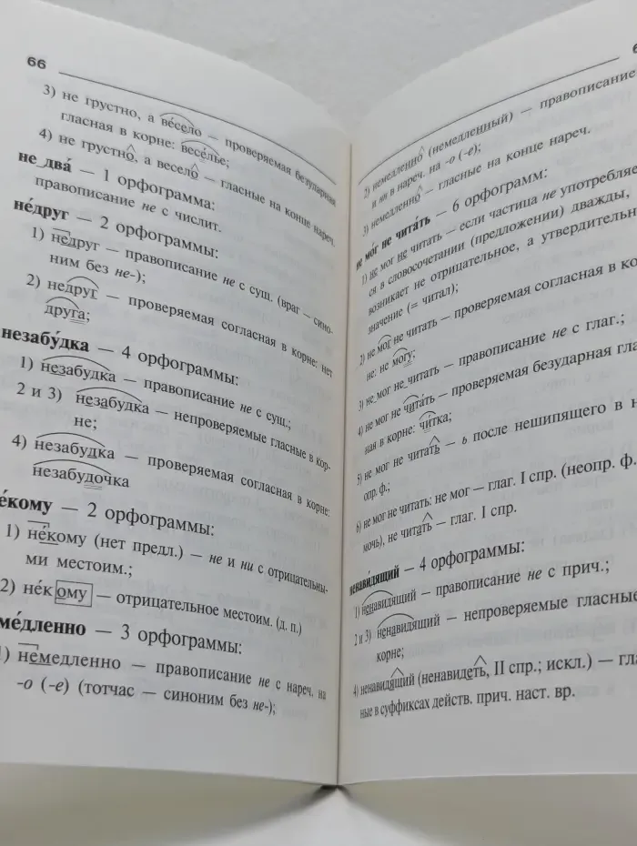 Орфографический разбор слова. Словарик школьника