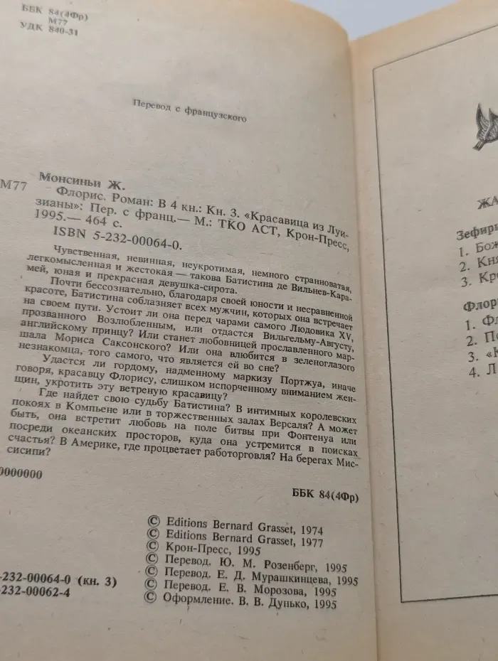 Флорис. Роман в 4 книгах. Книга 3
