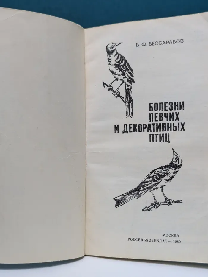 Болезни певчих и декоративных птиц