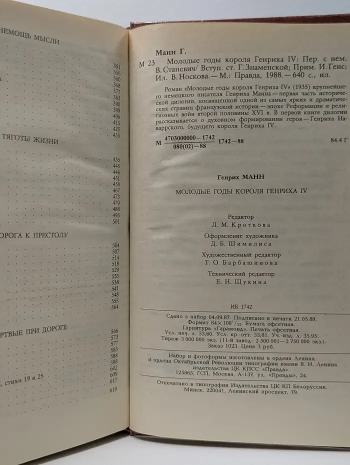 Молодые годы короля Генриха IV