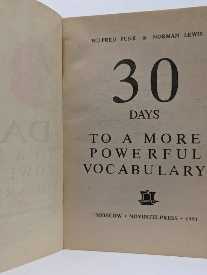 30 Days to a More Powerful Vocabulary