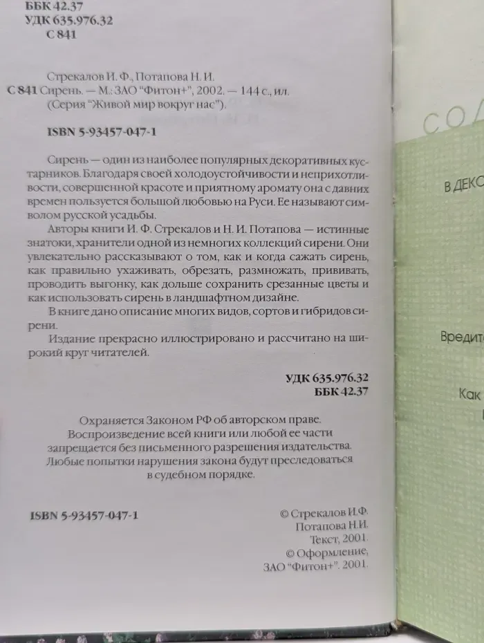 Живой мир вокруг нас. Сирень