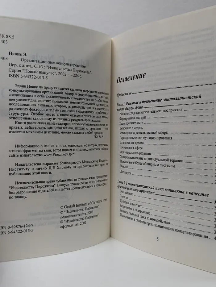 Новый импульс. Организационное консультирование