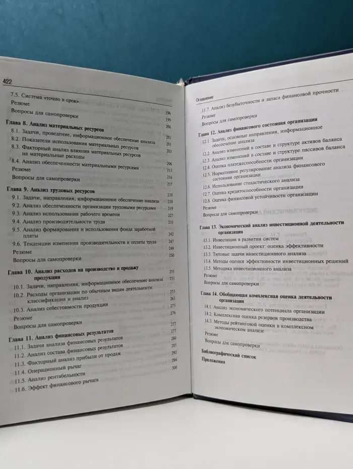 Экономический анализ