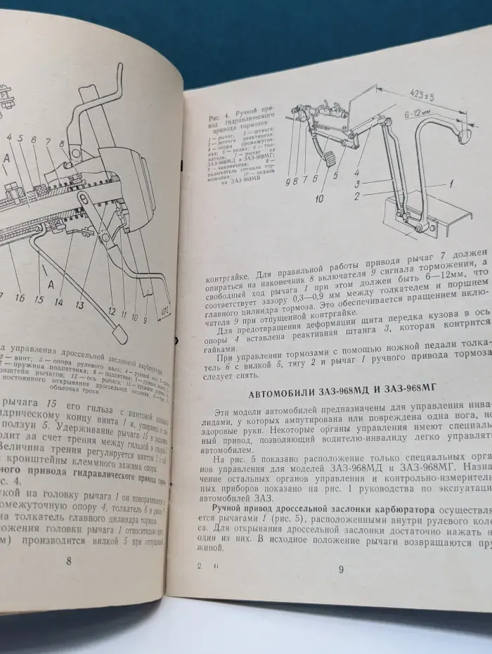 Автомобили ЗАЗ. 968МБ, 968МГ, 968МД, 968МР
