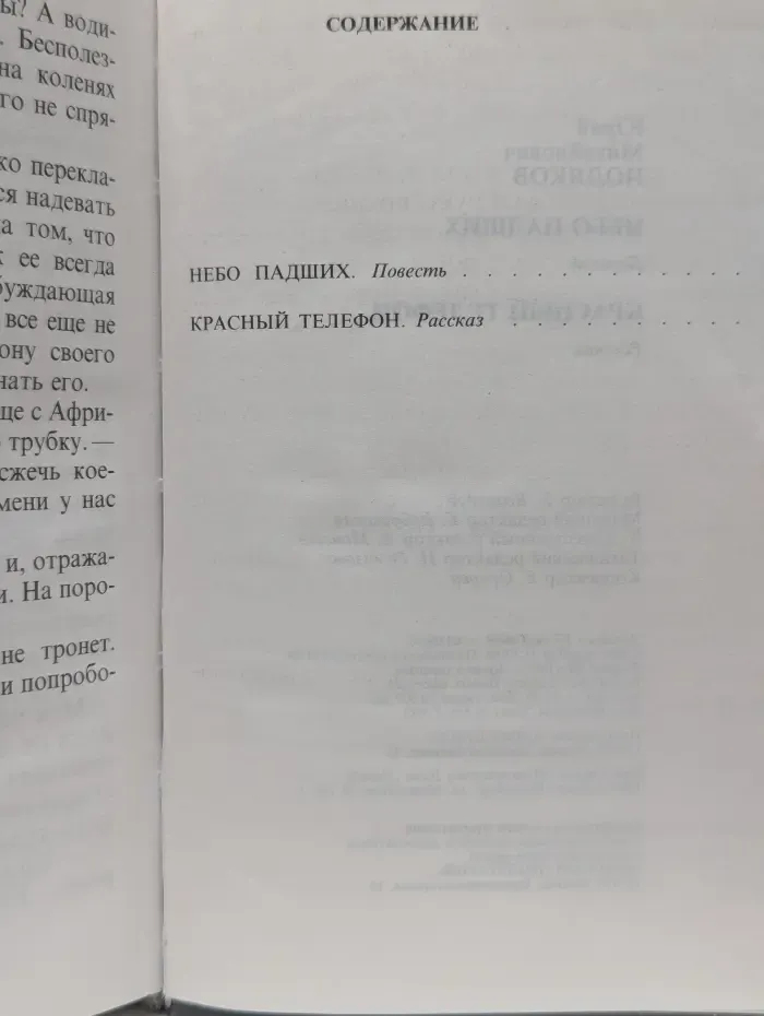 Имена. Небо падших. Сборник