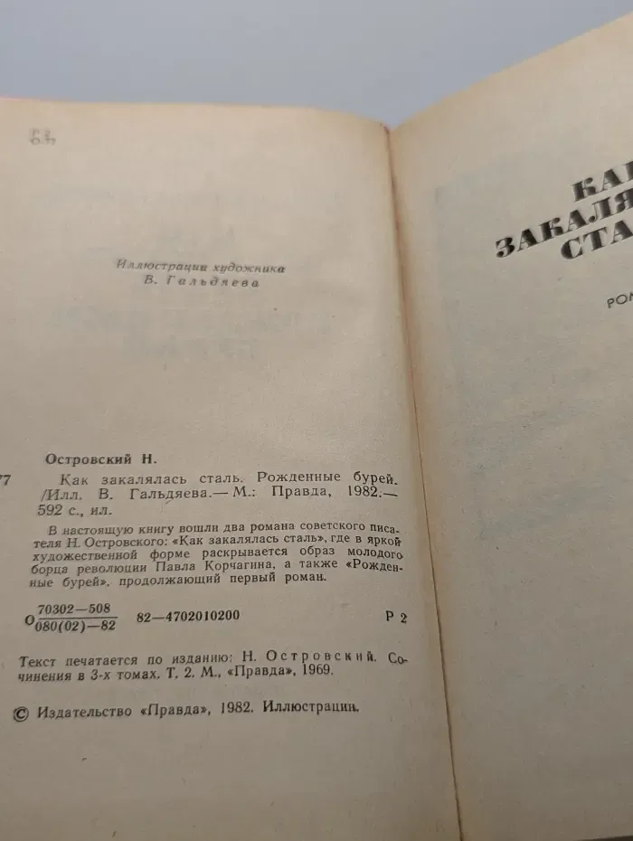Библиотека отечественной классики. Как закалялась сталь. Рожденные бурей