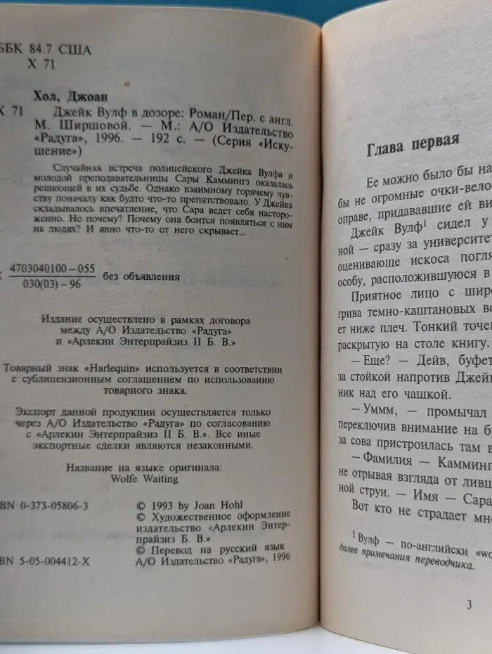 Искушение. Джейк Вулф в дозоре