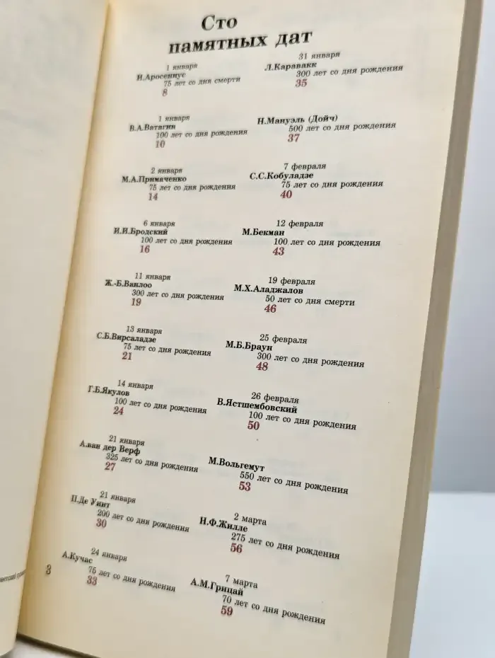 Сто памятных дат. Художественный календарь на 1984 год