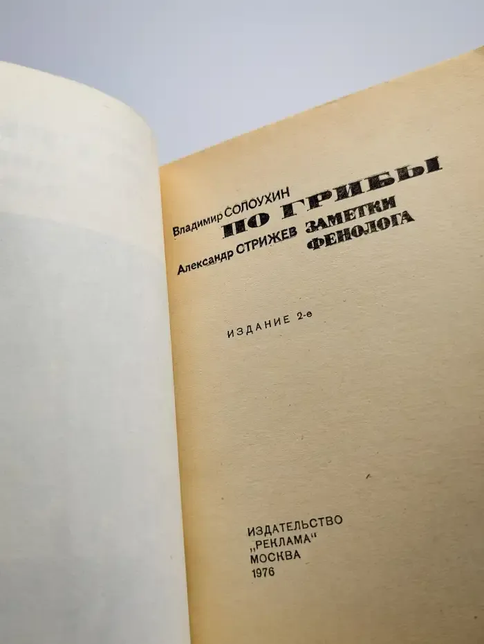 По грибы. Заметки фенолога