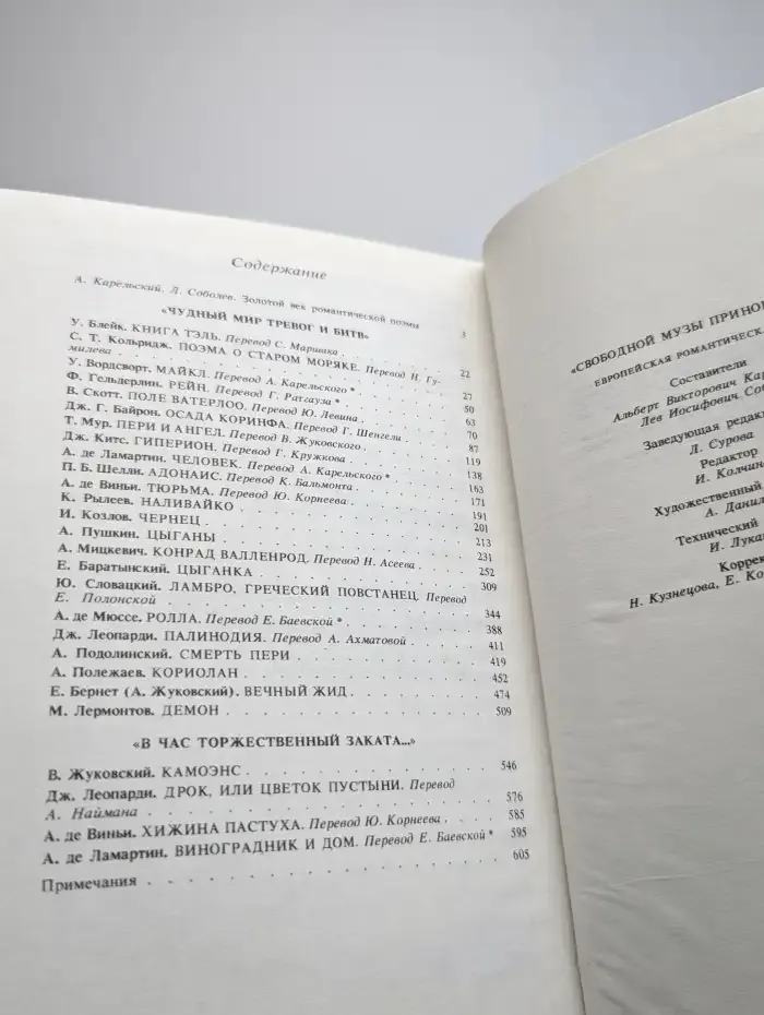 Свободной музы приношенье. Европейская романтическая поэма