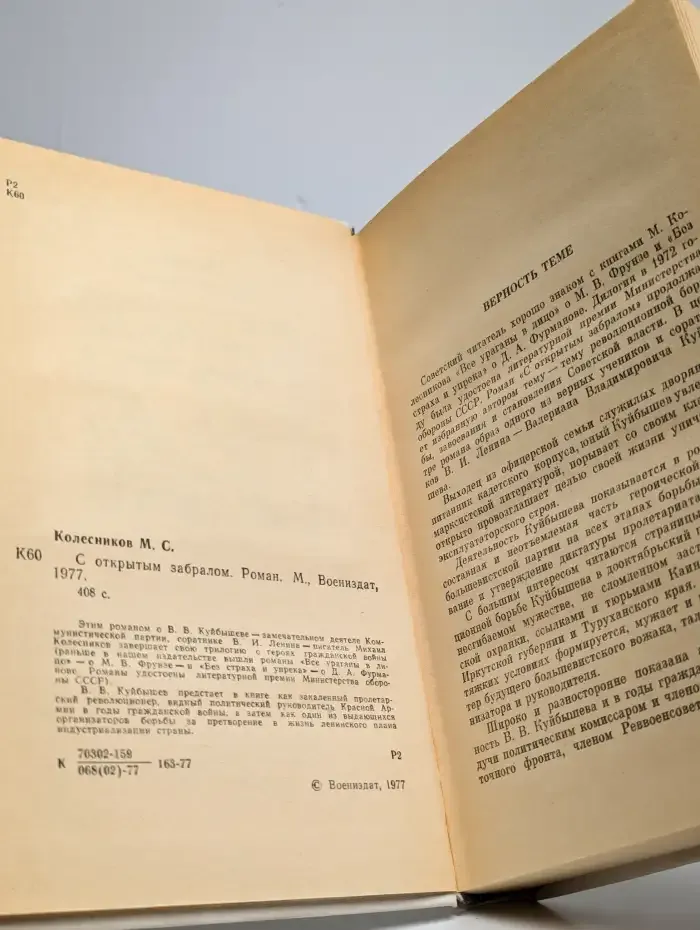 С открытым забралом